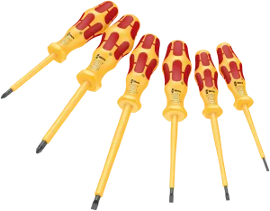 Wera 1060 i/1065 i/6 Kraftform VDE screwdriver set, 6 pieces