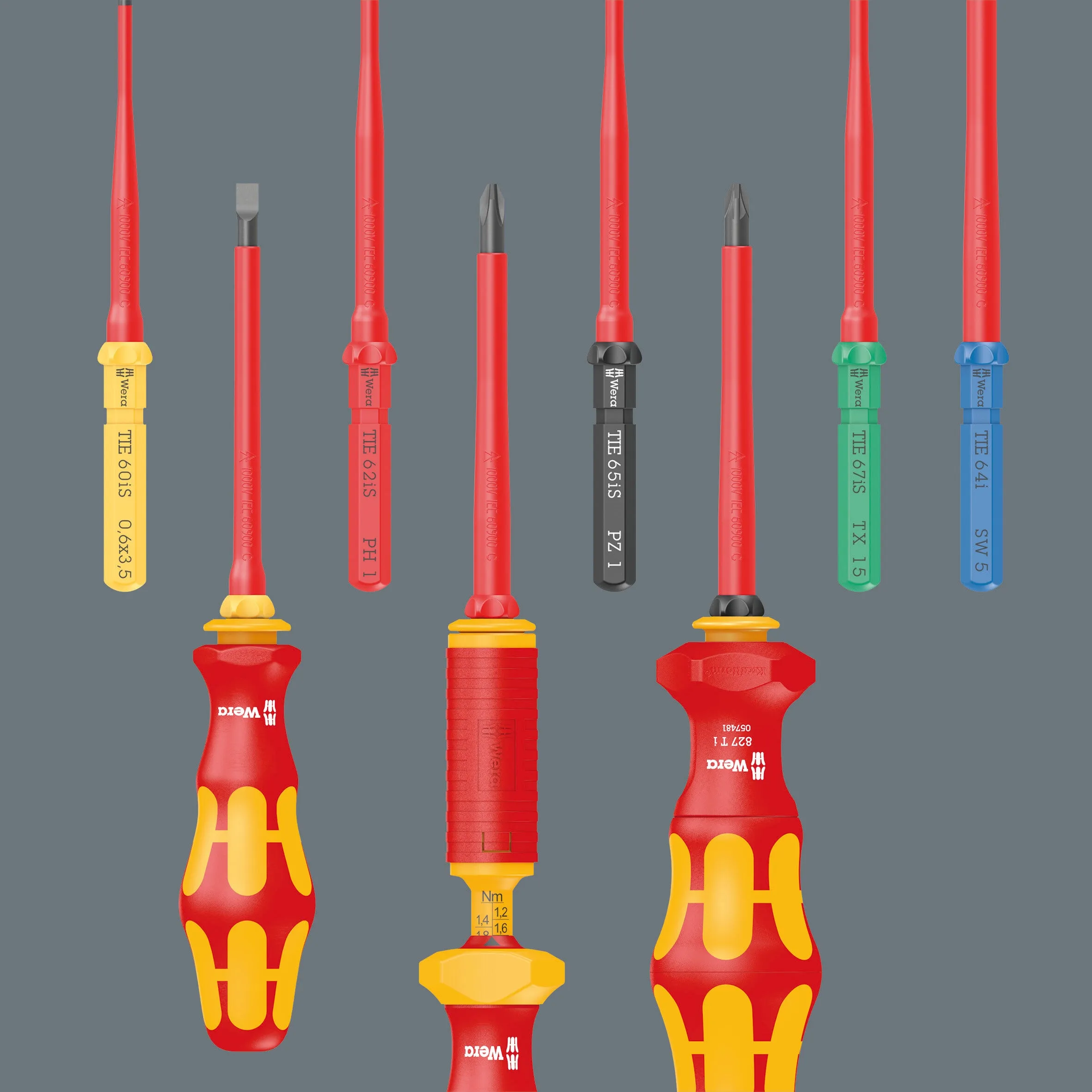 Wera - Kraftform Kompakt VDE 18 Universal 1 Tool Finder, 18pc - 05006613001