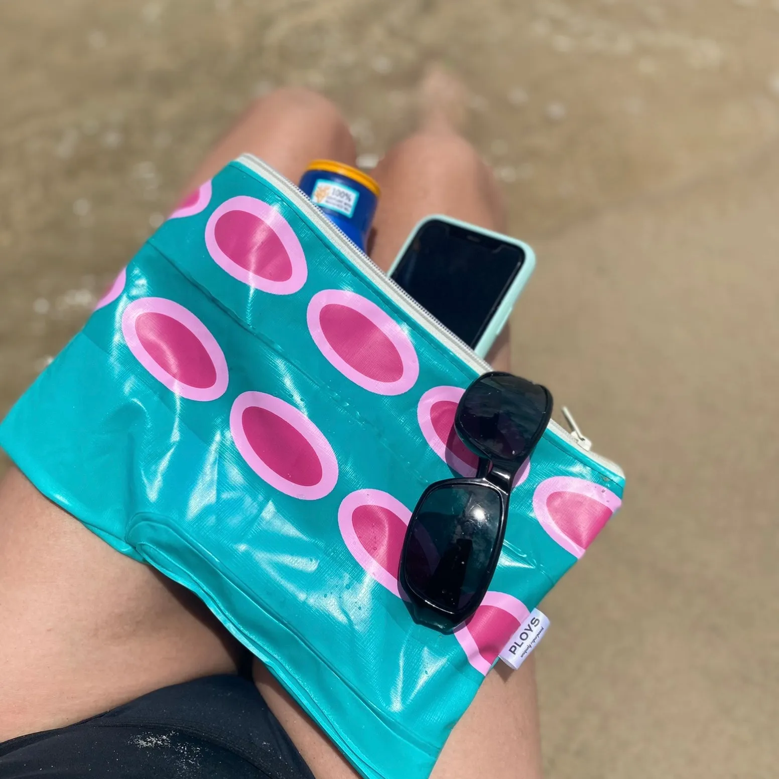 Wet Bag Medium, Zippered Pouch, Maxi Purse - ex inflatables - variety of colours