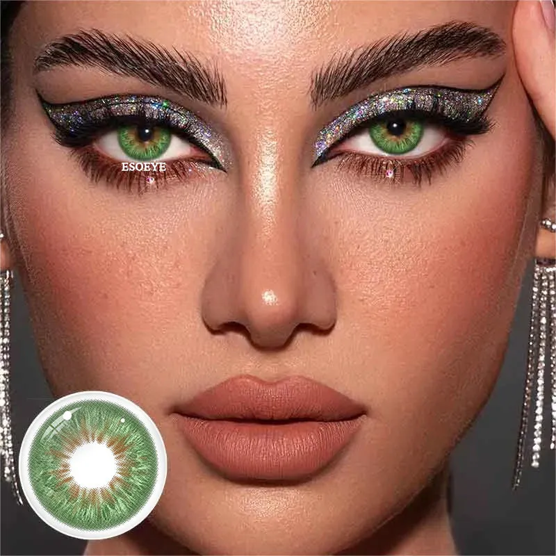 Wildness Green snake Colored Contact Lenses Yearly