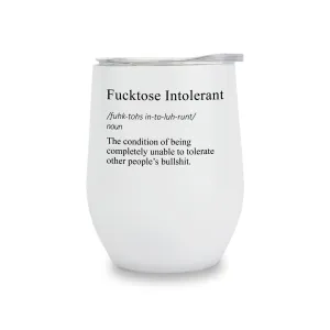 Wine Tumblers - Fucktose Intolerant