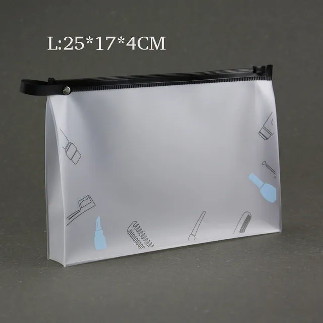 Women Clear Swimming Bags PVC Storage Bags Sports Travel Organizer Case Waterproof Bath Wash Bag