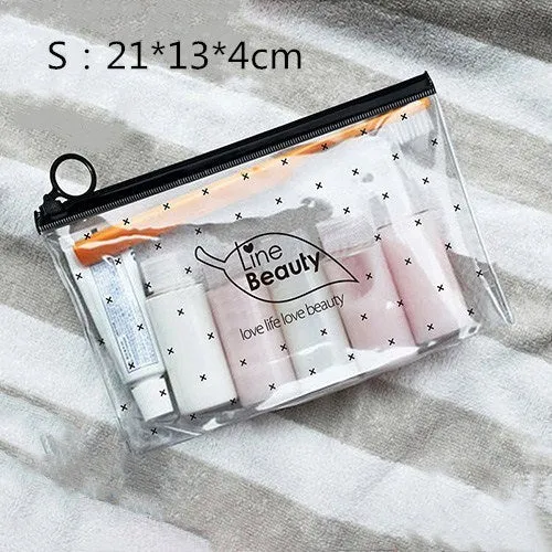 Women Clear Swimming Bags PVC Storage Bags Sports Travel Organizer Case Waterproof Bath Wash Bag