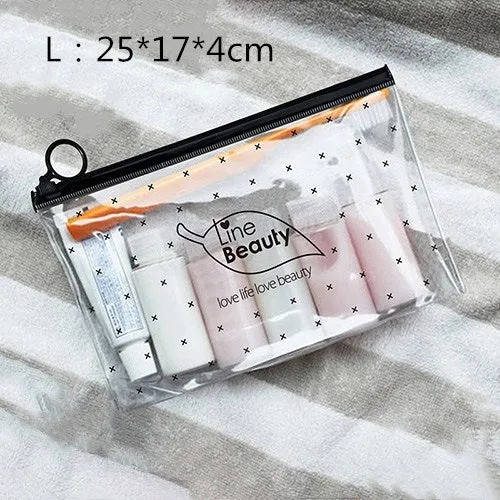 Women Clear Swimming Bags PVC Storage Bags Sports Travel Organizer Case Waterproof Bath Wash Bag