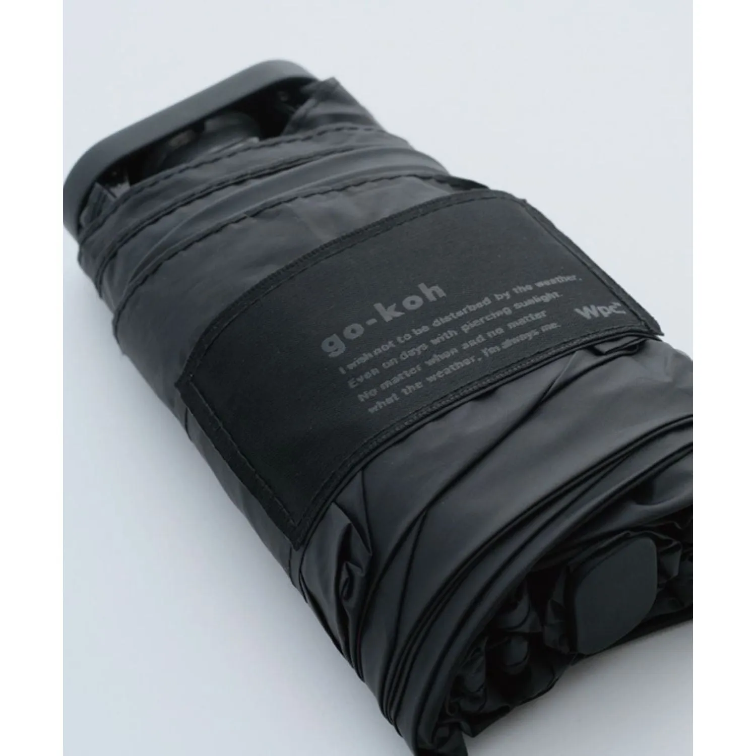 WPC Go-Koh Premium Black Compact UV Protection UPF 50  Umbrella 50cm