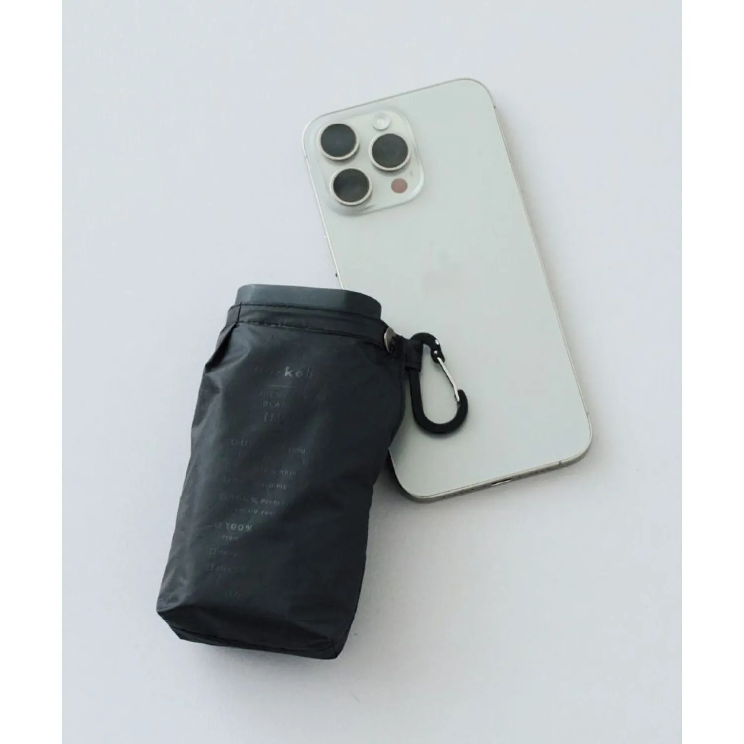 WPC Go-Koh Premium Black Compact UV Protection UPF 50  Umbrella 50cm