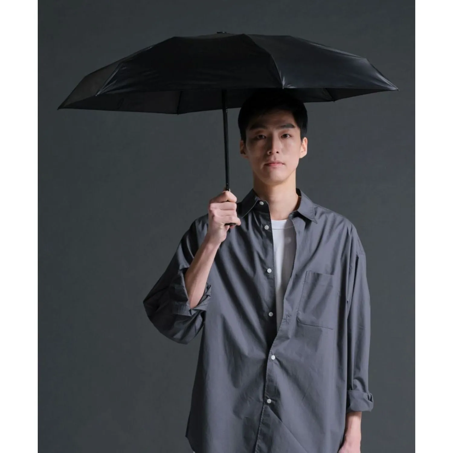 WPC Go-Koh Premium Black Compact UV Protection UPF 50  Umbrella 50cm