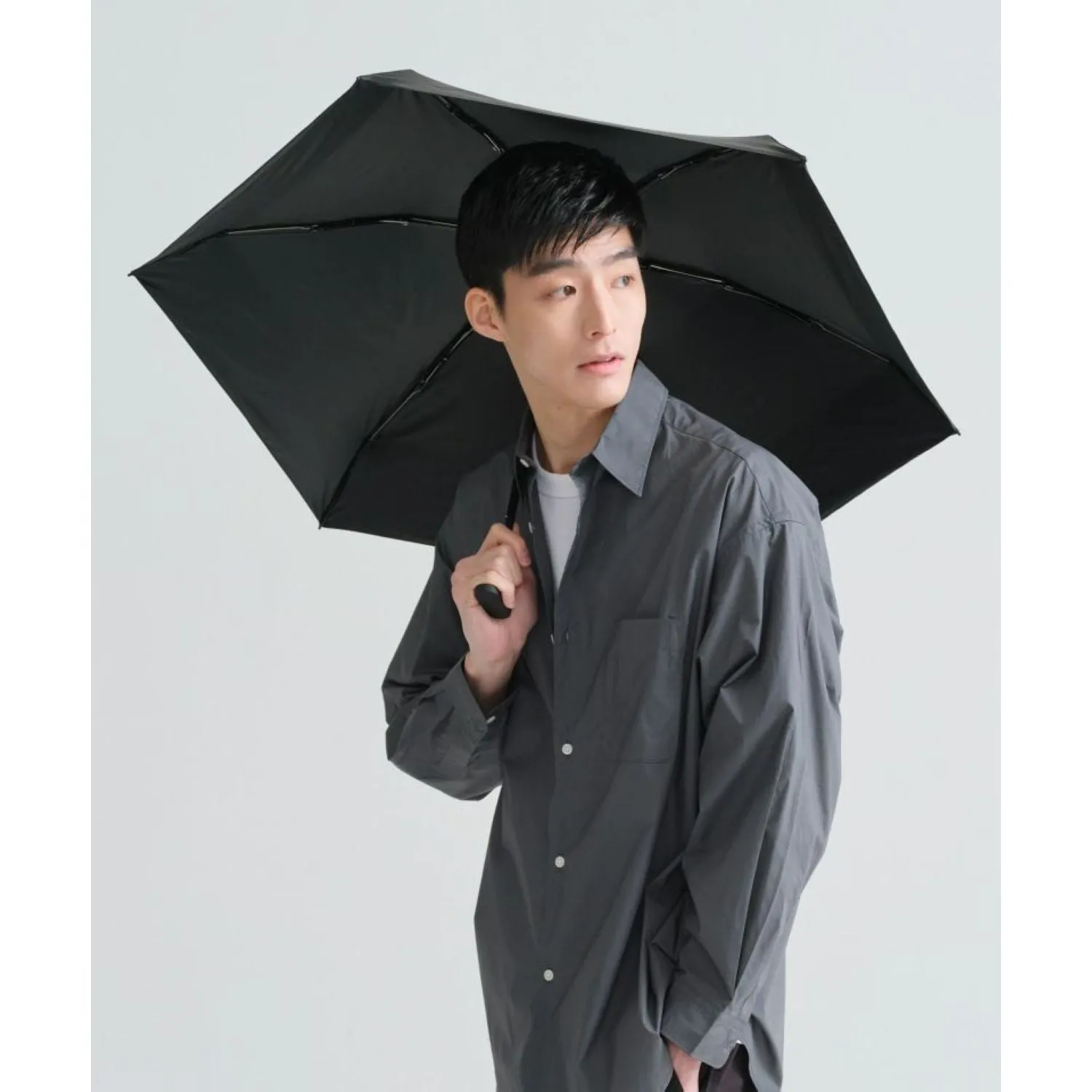 WPC Go-Koh Premium Black Compact UV Protection UPF 50  Umbrella 50cm