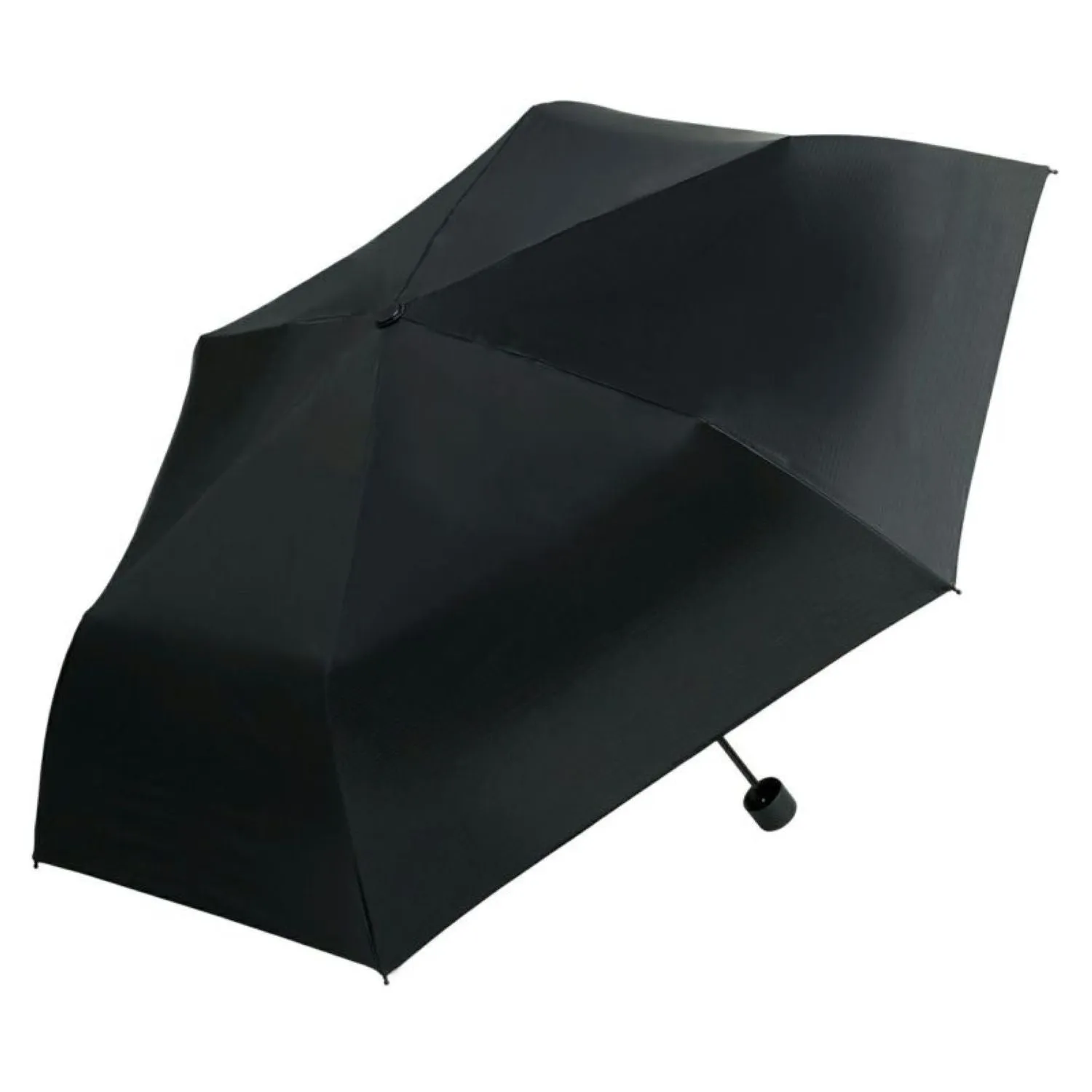WPC Go-Koh Premium Black Wind Resistant UV Protection UPF 50  Umbrella 55cm