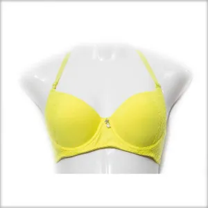 Yellow Double Padded Underwired Bra