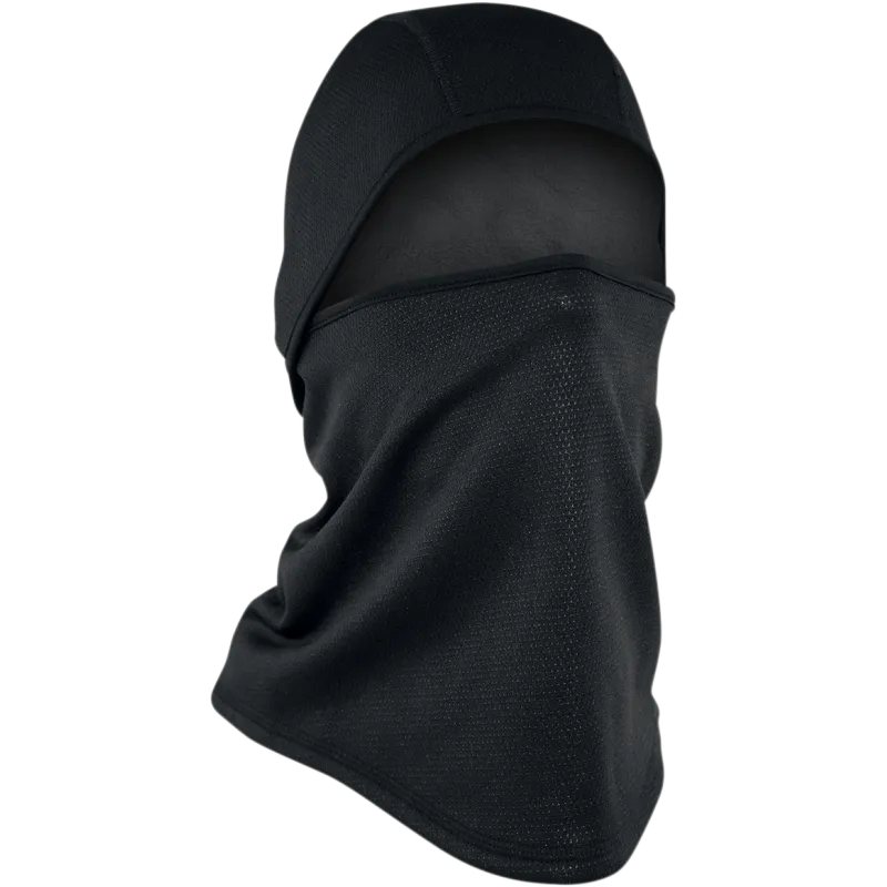 ZAN HEADGEAR CONVERTIBLE BALACLAVA WINDPROOF BLACK WB4W114
