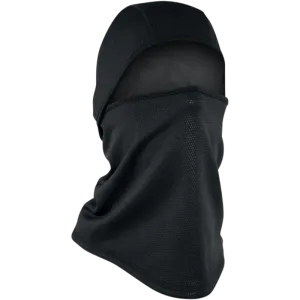 ZAN HEADGEAR CONVERTIBLE BALACLAVA WINDPROOF BLACK WB4W114
