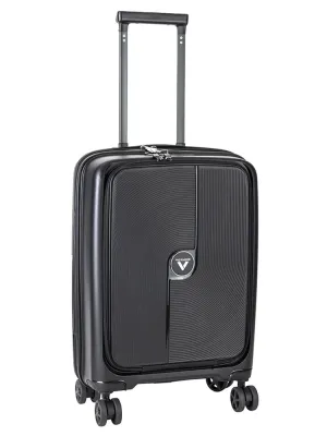 Zen 55cm Carry-On 4 Wheel Trolley Case - Black